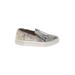 Vince Camuto Sneakers: Silver Snake Print Shoes - Women's Size 7