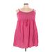 Torrid Casual Dress - Mini Scoop Neck Sleeveless: Pink Print Dresses - Women's Size 3X Plus