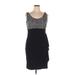 DressBarn Casual Dress - Sheath Scoop Neck Sleeveless: Black Dresses - Women's Size 14
