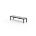 Vondom Posidonia Metal Outdoor Bench Metal in Gray/Brown | 19.75 H x 18.75 W x 78.75 D in | Wayfair 54718-5033-1309