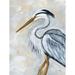 Ebern Designs Heron by Yvette St. Amant Print Paper, Solid Wood in Blue | 24 H x 18 W x 1.25 D in | Wayfair 887A5BAD25874E4F87940B787CB34ED9