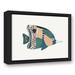 Highland Dunes Colorful Fish w/ Pointy Nose On Canvas Print Canvas in Blue | 12.75 H x 2000 W x 1.75 D in | Wayfair