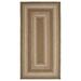 Green 48 x 24 x 0.25 in Area Rug - August Grove® Bryiana Farmhouse Braided Jute Area Rug | 48 H x 24 W x 0.25 D in | Wayfair