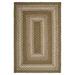 Green 72 x 48 x 0.25 in Area Rug - August Grove® Bryiana Farmhouse Braided Jute Area Rug | 72 H x 48 W x 0.25 D in | Wayfair