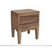 Loon Peak® Jamoy 2 - Drawer Nightstand in Wood in Brown | 26.5 H x 23.5 W x 19.75 D in | Wayfair 7674192B34224CD48F0BE969466BFDB5