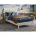 Red Barrel Studio® Gatik Bed Wood in White | 41.3386 H x 42.5984 W x 82.2244 D in | Wayfair 337B1C1497A0497DAE5D66B77C2592F8