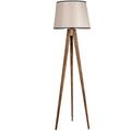 Corrigan Studio® Maquan 63" Tripod Floor Lamp in White/Brown | 62.99 H x 19.69 W x 19.69 D in | Wayfair A8CADFDA42B34CFF9FFFAA0F88F7BB58