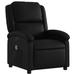 Ebern Designs Faux Leather Power Reclining Massage Chair Faux Leather in Black | 39.2 H x 28 W x 34.1 D in | Wayfair