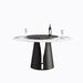 Brayden Studio® Crisanta 59.05" L x 59.05" W Dining Table Metal in Black | 29.53 H x 59.05 W x 59.05 D in | Wayfair