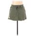 Rip Curl Casual A-Line Skirt Mini: Green Print Bottoms - Women's Size 0