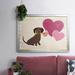 Wexford Home Dachshund Delight Collection A Framed On Canvas Print Canvas in Brown/Red | 30 H x 44 W x 1.5 D in | Wayfair CF11-2745752-6003