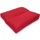 NYVI Loungekissen SunLounge Outdoor 50x50 cm Rot - Wasserabweisend, Schmutzabweisend, Bequem, für Stühle, Bänke, Boden