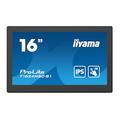 iiyama T1624MSC-B1 Signage-Display Interaktiver Flachbildschirm 39,6 cm (15.6") LCD 450 cd/m² Full HD Schwarz Touchscreen 24/7