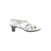 Munro American Sandals: Silver Shoes - Women's Size 11 - Open Toe