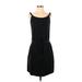 Miu Miu Casual Dress - A-Line Boatneck Sleeveless: Black Print Dresses - Women's Size 40