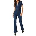 Jayde Denim Flared Jumpsuit