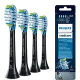 W3 Premium Standard sonic toothbrush heads Compatible with Philips Sonicare ProtectiveClean Power Brush Black HX9064/65 4 Pack