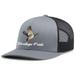 Heritage Pride Duck Hunting Outdoors Duck Embroidered Mens Embroidered Mesh Back Trucker Hat Heather Grey/Black