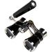 HQRP 3 x 25 Theatre Opera Glasses Binocular Elegant Black Color with Silver Trim Built-in Extendable Handle Crystal Clear Optic