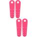 Giant Wide Bicycle Seat 2 Pairs Roller Skate Toe Cover Skates Quick Loading Ice Skating Outfit Equipment Accessory Guards Pink Fitness