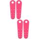 Giant Wide Bicycle Seat 2 Pairs Roller Skate Toe Cover Skates Quick Loading Ice Skating Outfit Equipment Accessory Guards Pink Fitness