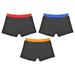 A2Z 4 Kids Boys Trunks Pack Of 3 Football Gaming Underpants - Boys Trunks AZ1264 B/O/R 7-8