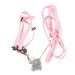 Suspend Pet Stuff Leopard Baby Carrier Hamster Harness and Leash Reptile Leash Turtle Lead Pet Supplies Medium Dog Pink