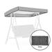 74 x47 Patio Outdoor Garden Swing 300D Canopy Replacement Porch Top Cover Seat