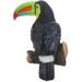 Fake Bird Tree Hanging Garden Adornment Resin Tropical Figurines Parrot Decor Mini Artificial