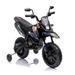 Kadyn 12V Electric Kid Ride On Motorcycle Apulia Licensed Motorcycle for Kids Blue Kids Ride-on Motorcycle with 2 Wheels Motorized Vehicles Children Toys LED Headlights