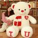 Giant Teddy Bear Stuffed Plush Toy Large Bear Huge Soft Dolls Kids Birthday Gift For Girlfriend