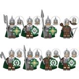 8 Pcs Medieval Army Knights Mini Figures Building Blocks Toy Set 1.77 inch Ancient Military Armor Soldiers Action Figures Building Kits Birthday Gifts for Kids and Fans