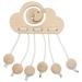 3 Pieces Shool Yo-yo Toy Toys Threading Cards for Kids Crib Musical Preschool Men and Women Unisex Bead Model Wooden