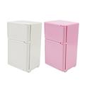 2 Pcs Toys Miniature Fridge Toy Toy Refrigerator Doll House Refrigerator Pocket Refrigerator Plastic Child