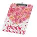 Hidove Acrylic Clipboard Happy Mother s Day Standard A4 Letter Size Clipboards with Silver Low Profile Clip Art Decorative Clipboard 12 x 8 inches