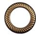 Large Antique Brass Design #12 Metal Curtain Drapery Hardware Supplies #12-1 9/16 Inch Inner Diameter Decorative Grommet/Rings W/Washer Eyelet Lot Of 10/25 / 50/100 Pcs (Pack Of 100)