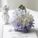 Holloyiver Fake Silk Flower Ball Wedding Centerpieces 13.8 Artificial Flowers Center Pieces Decoration for Table Silk Kissing Ball Faux Floral Bouquet Arrangements for Home Party DIY Decor