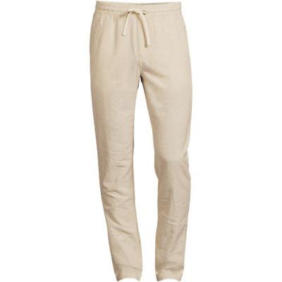 Deck Trousers, Men, size: L 30, regular, Ivory, Cotton/Linen, by Lands' End