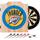 Trademark Gameroom Oklahoma City Thunder Dart Cabinets 20.5-in Multiple Colors/Finishes Wood Dartboard Cabinet with Dartboard | NBA7000-OCT