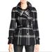 Coach Jackets & Coats | Nwot Coach Tattersall Short Black Plaid Double-Breasted Trench Coat Small | Color: Black/Cream | Size: S