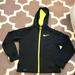 Nike Shirts & Tops | Nike Boys Dri-Fit Zipper Jacket Size L | Color: Black/Yellow | Size: Lb