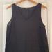 Madewell Dresses | Madewell Maxi Dress Linen Cotton Blend Tank V Neck Dress | Color: Black | Size: M