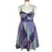 Anthropologie Dresses | Anthropologie Maeve Collected Calico Patchwork Dress Sz 0 | Color: Blue/Purple | Size: 0