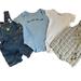 Disney One Pieces | Baby Boy Summer Clothing Bundle For Infants 3-9 Months | Color: Blue/Tan | Size: Various