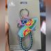 Disney Accessories | 2024 Disney Parks Tropical Stitch Surfin' Wrislet Keychain Bag Charm Bnwt | Color: Blue/Orange | Size: Os