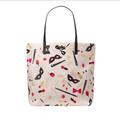 Kate Spade Bags | Kate Spade Of New York The Scene Tote Bag Purse | Color: Black/Pink | Size: Os