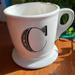 Anthropologie Dining | Anthropologie Coffee Mug "C" Initial Letter Monogram Shaving Mug 14oz | Color: Black/Cream | Size: Os