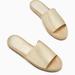 Kate Spade Shoes | Kate Spade Giovanna Gold Espadrilles Flat Sandals Nwot | Color: Gold/Tan | Size: 6.5