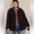 Torrid Jackets & Coats | New! Torrid Sz 4 Fleece Peacoat Jacket 4x | Color: Black | Size: 4x