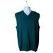 Adidas Sweaters | Adidas Adi Pure Mens Green V-Neck Sleeveless Sweater Size M #338 | Color: Green | Size: M
